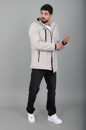 Su ve Rüzgar Geçirmez Outdoor Softshell Kışlık Mont PLDP 3014_50510