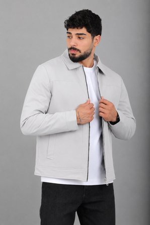 İçi Kürklü Yakalı Orta Kışlık Mont PLDP 3033-M_50511