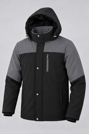 Parçalı Outdoor Softshell Kışlık Mont PLDP 3038_50513