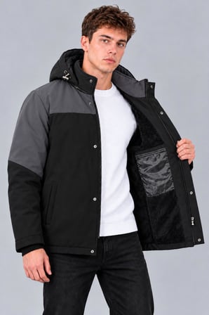 Parçalı Outdoor Softshell Kışlık Mont PLDP 3038_50513