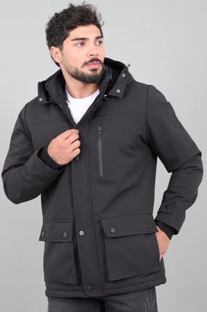 Box Kumaş Torba Cep İçi Kürklü Kışlık Mont Kaban PLDP 3037_50526