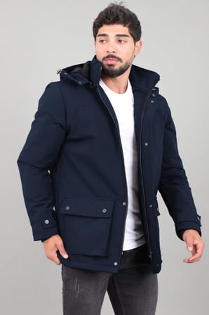 Box Kumaş Torba Cep İçi Kürklü Kışlık Mont Kaban PLDP 3037_50526