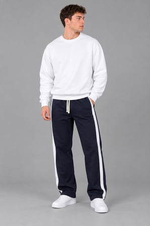 Şeritli Baggy Eşofman Altı DP 5118_70139