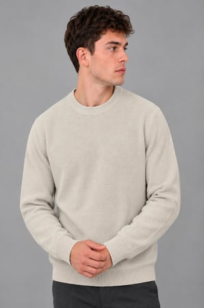 Kare Desen Desen Sıfır Yaka Kışlık Kazak DP 1069_10059