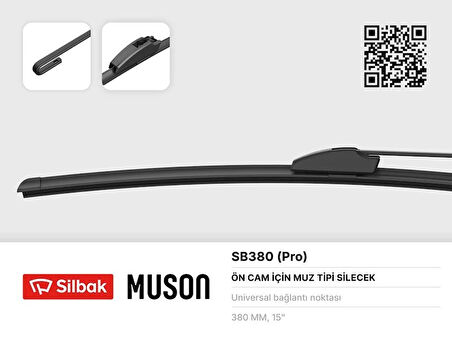 SİLECEK SÜPÜRGESİ 380MM MUZ TİPİ ÜNİVERSAL