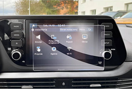 Hyundai Bayon 8 inç multimedya ekran koruyucu nano ekran koruyucu