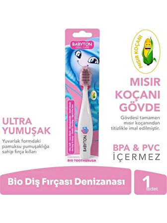 Babyton Bio Ultra Yumuşak Çocuk Diş Fırçası Denizanası