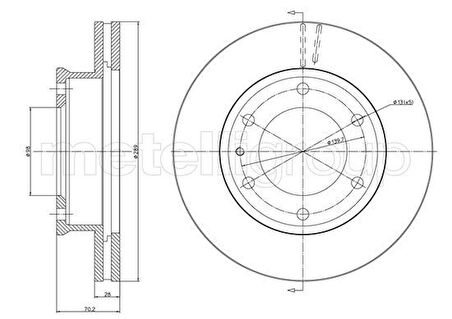 ON FREN DISK AYNASI MAZDA B2500 2.5 D BT50 4 4 2005-2011 FORD RANGER 2005-2011 289 6 6M341027DA 4429562 1490412 (2 ADET)