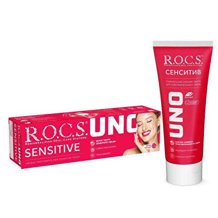 R.O.C.S.Uno Sensitive Hassas Dişlere Özel Diş Macunu 60 ml
