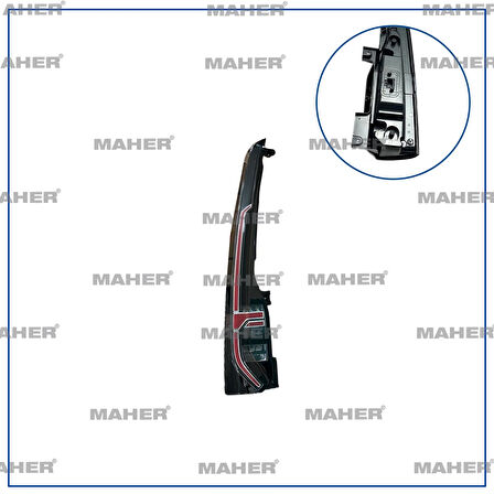 STOP LMABASI CADDY 2021 LEDLİ SOL 2K7945207E