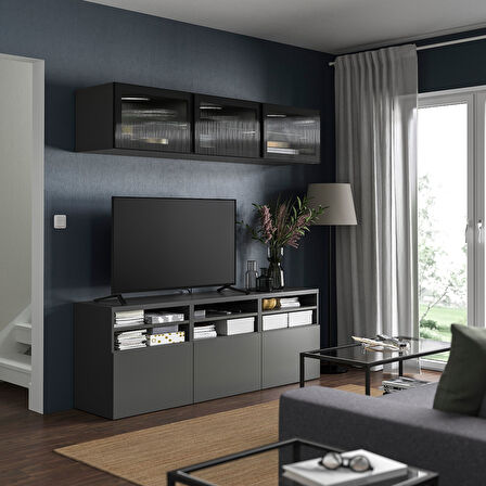 Kapak, antrasit-cam, 60x38 cm