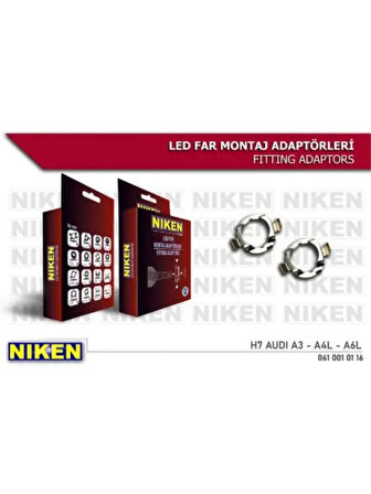 LED FAR MONTAJ ADAPTORU H7 AUDI A3 - A4L-A6L (L18)