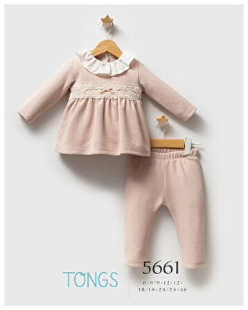 Tongs Baby Lace Dream 2'li Takım 5661 Pudra