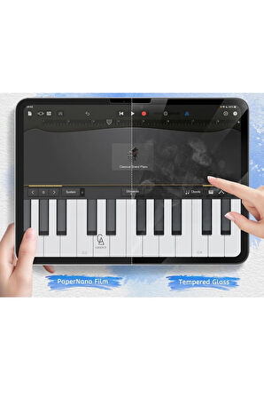 Apple iPad Pro 13 inç 2025 M5 Uyumlu Paperlike Kağıt Hissi Ekran Koruyucu ve Kamera Koruyucu