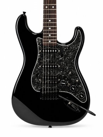 Torres STD-20BKP Elektro Gitar Seti DSP Efektli 25W Bluetooth Amfili Full Paket Siyah