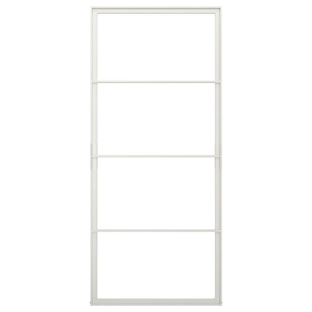 Gömme dolap için sürgü kapak iskeleti, beyaz, 102x231 cm