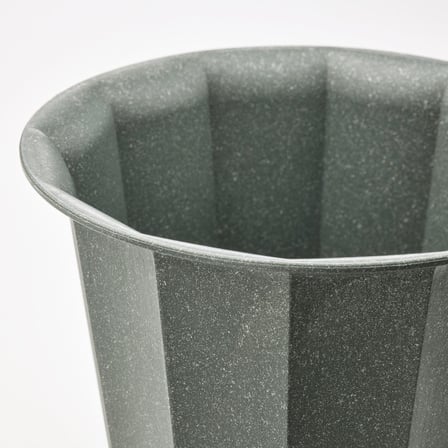 Çelik Saksı, Gri, 9 cm