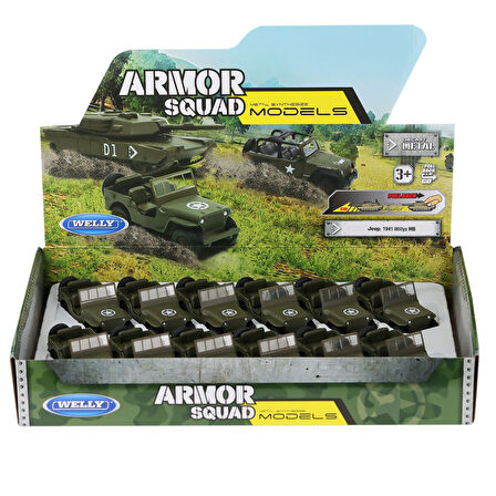 43723 Welly Jeep Willys 1:32 -Karsan Oyuncak
