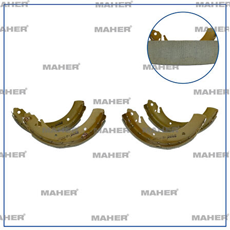 FREN BALATA H-100 1994-2006 MİNİBÜS / SSANGYONG REXTON / ACTYON / MUSSO PABUÇ ARKA (OEM TİP) 58305 44A10