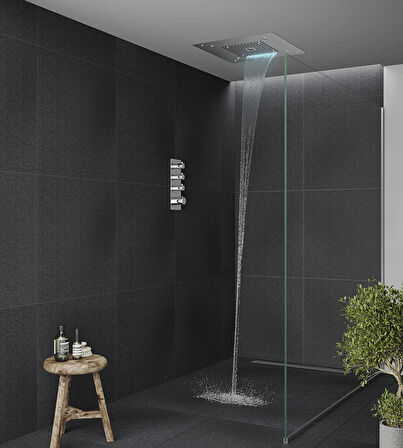 Artema A47189 AquaHeat S5 Ankastre Banyo/Duş Bataryası (5 Yollu Yönlendirici)
