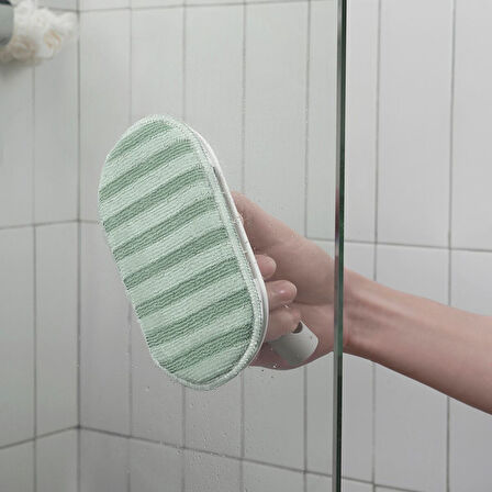 Mikrofiber bez, yeşil, 17x10 cm