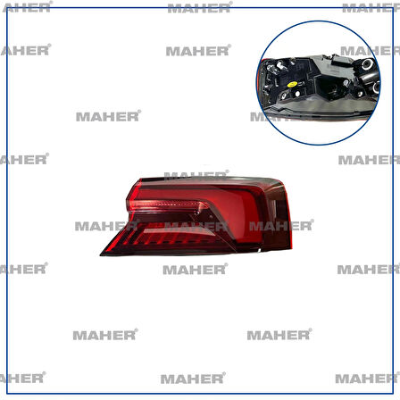 STOP LAMBASI A5 2017-2020 DIŞ SAĞ 8W6945092P