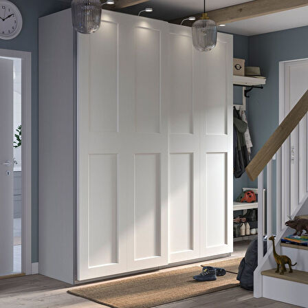 Sürgü kapak, beyaz, 200x236 cm