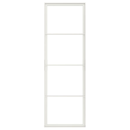 Gömme dolap için sürgü kapak iskeleti, beyaz, 77x231 cm