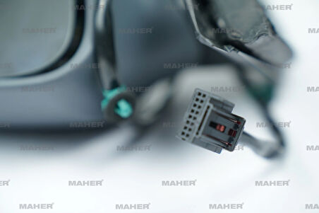 AYNA DIŞ DİKİZ PASSAT 2005-2010 ELEKTRİKLİ, ISITMALI, SİNYALLİ, ASTARLI SAĞ 3C1857508DM9B9