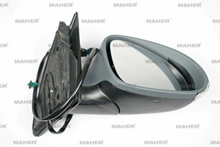 AYNA DIŞ DİKİZ PASSAT 2005-2010 ELEKTRİKLİ, ISITMALI, SİNYALLİ, ASTARLI SAĞ 3C1857508DM9B9