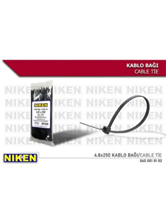 CIRT KELEPCE SIYAH 4,8X250  (100 ADET)