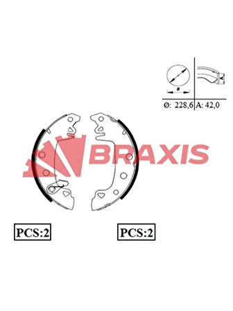 ARKA FREN BALATASI PABUC R12 M131 C15 (CIRCIRLI)