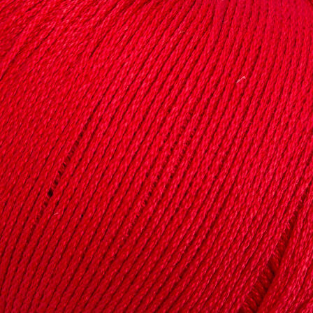 La Mia Lux Mercerized Cotton Kırmızı El Örgü İpi - 19 - 33745