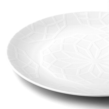 Tabak, beyaz, 26 cm