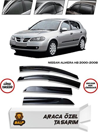 Balp Nissan Almera Hb Cam Rüzgarlığı 4lü 2000-2008 Arası