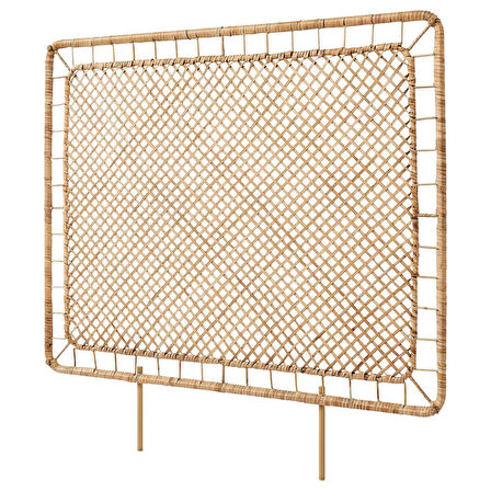 Yatak başı, rattan, el yapımı