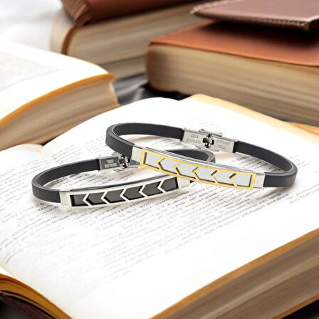  FM Desenli Çelik Bileklik 3183SCB029 