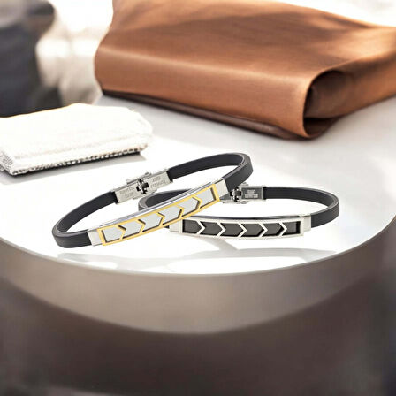  FM Desenli Çelik Bileklik 3183SCB029 