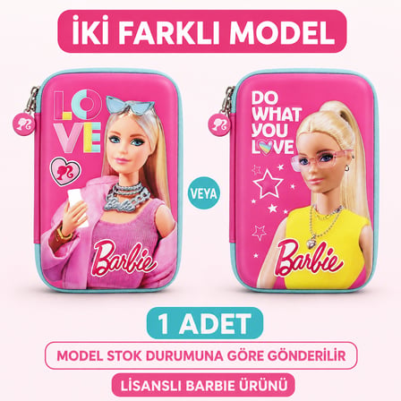 BakGelAl Barbie EVA Büyük Kalemlik – Geniş Kalem Çantası | Fermuarlı Okul Kalem Kutusu