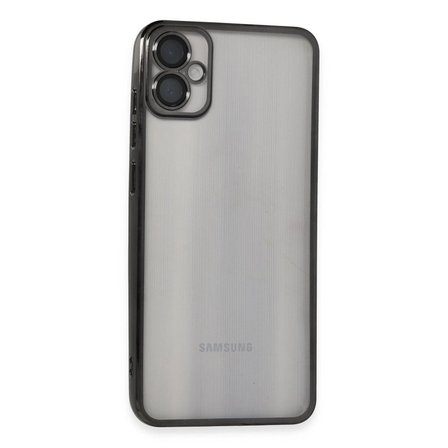 Samsung Galaxy A05 Kılıf Razer Lensli Silikon - Siyah
