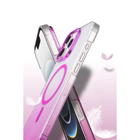 Apple İphone 16 Pro Glossy Magsafe Kapak - Pembe