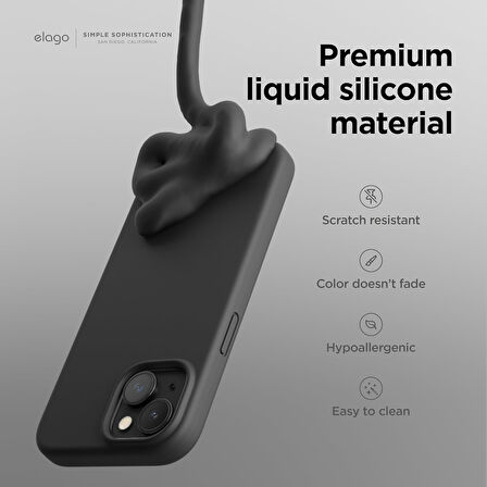 Apple iPhone 15 ile Uyumlu Telefon Kılıfı Kadife Iç Yüzey Soft Tasarım Lansman Kılıf