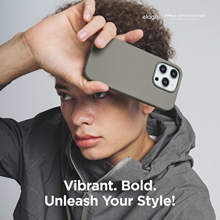 Apple iPhone 15 Pro ile Uyumlu Telefon Kılıfı Kadife Iç Yüzey Soft Tasarım Lansman Kılıf