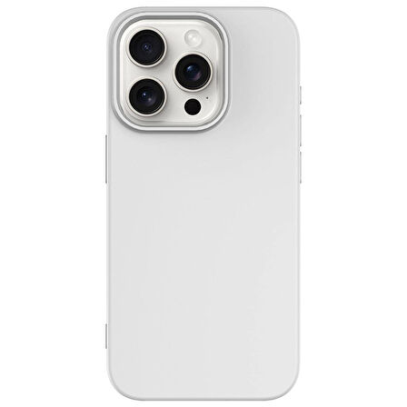 Apple iPhone 15 Pro ile Uyumlu Telefon Kılıfı Kadife Iç Yüzey Soft Tasarım Lansman Kılıf