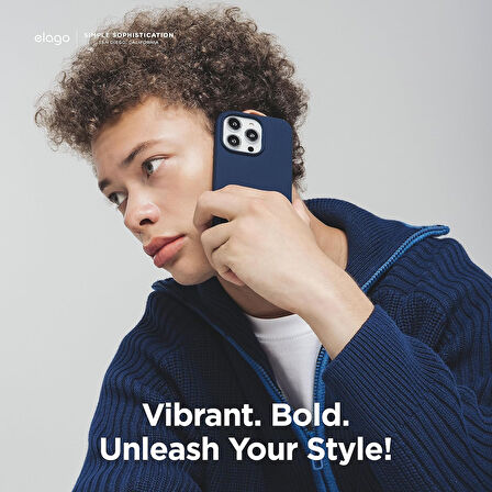 Apple iPhone 15 Pro ile Uyumlu Telefon Kılıfı Kadife Iç Yüzey Soft Tasarım Lansman Kılıf