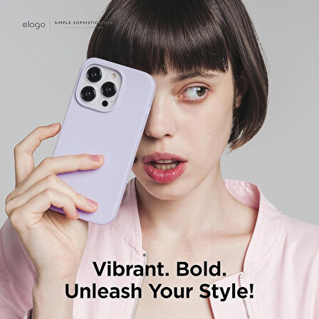 Apple iPhone 15 Pro ile Uyumlu Telefon Kılıfı Kadife Iç Yüzey Soft Tasarım Lansman Kılıf