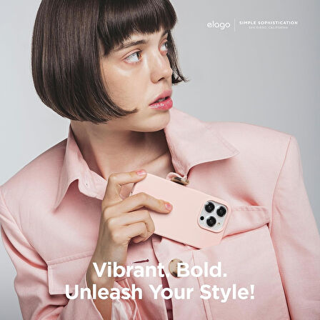 Apple iPhone 15 Pro ile Uyumlu Telefon Kılıfı Kadife Iç Yüzey Soft Tasarım Lansman Kılıf