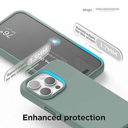 Apple iPhone 15 Pro Max ile Uyumlu Telefon Kılıfı Kadife Iç Yüzey Soft Tasarım Lansman Kılıf