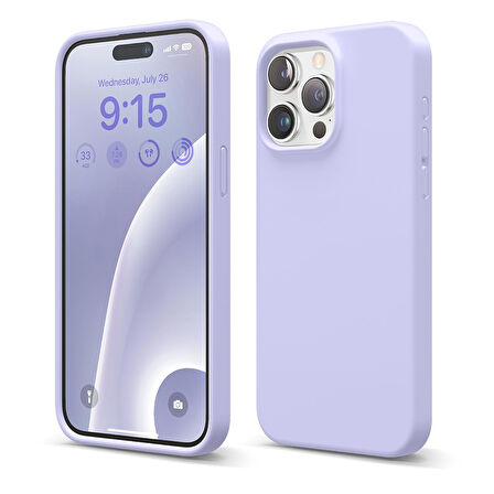 Apple iPhone 15 Pro Max ile Uyumlu Telefon Kılıfı Kadife Iç Yüzey Soft Tasarım Lansman Kılıf