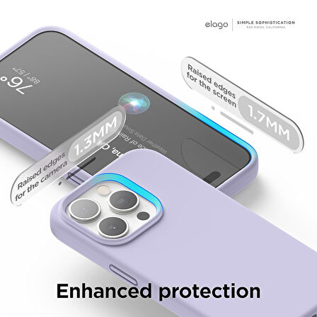 Apple iPhone 15 Pro Max ile Uyumlu Telefon Kılıfı Kadife Iç Yüzey Soft Tasarım Lansman Kılıf